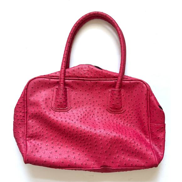 Lord & Taylor Large Vintage Purse Hand Bag Red 15"x11" - Picture 3 of 9